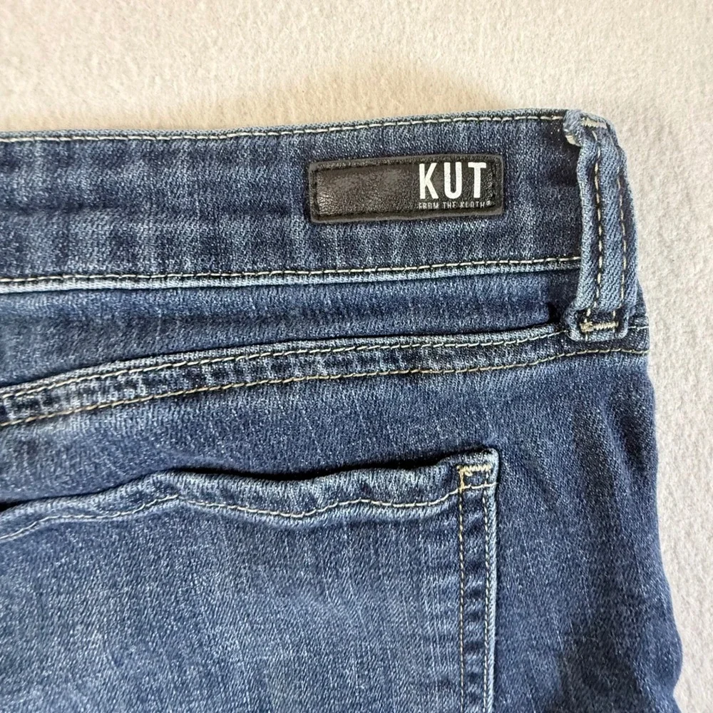 Kut from the Kloth Jeans Womens 16 Bootcut Stretch Denim Dark Wash 33